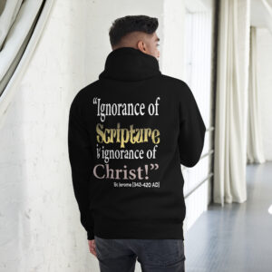 Men's Range ignorance of scripture st jerome men's hoodie