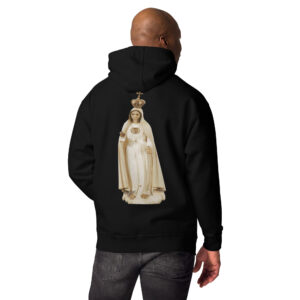 our lady of fatima men's hoodie