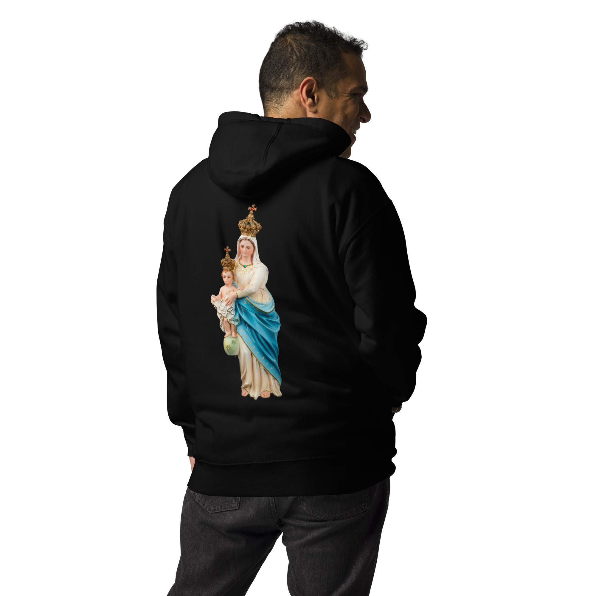 mary and jesus men's hoodie mary and jesus men's hoodie
