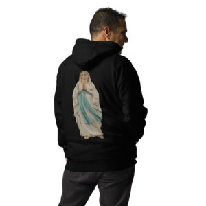our lady of lourdes men's hoodie