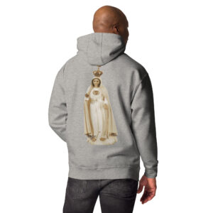 our lady of fatima men's hoodie