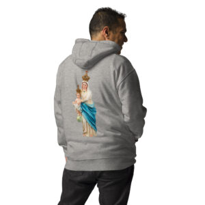 mary and jesus men's hoodie