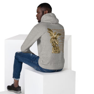 st michael archangel with prayer men's hoodie