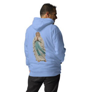 our lady of lourdes men's hoodie