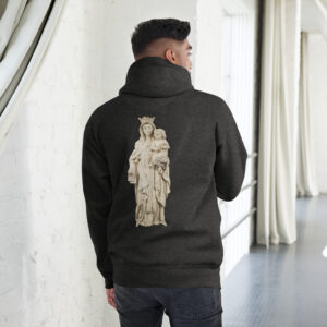 our lady of mount carmel men's hoodie