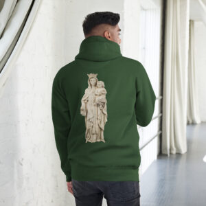 our lady of mount carmel men's hoodie