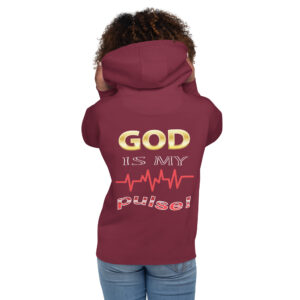 god is my pulse women's hoodie