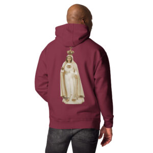 our lady of fatima men's hoodie