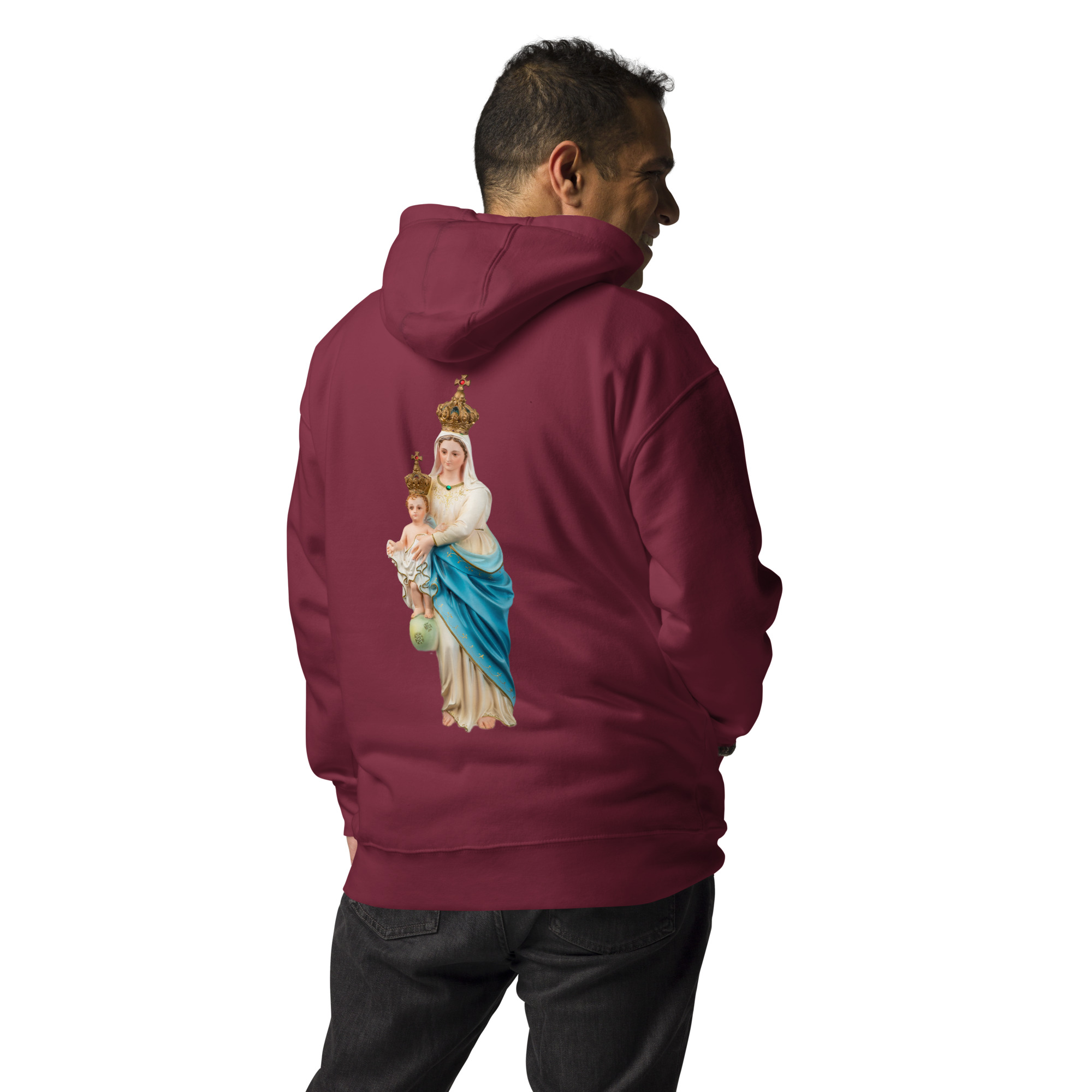 mary and jesus men's hoodie mary and jesus men's hoodie
