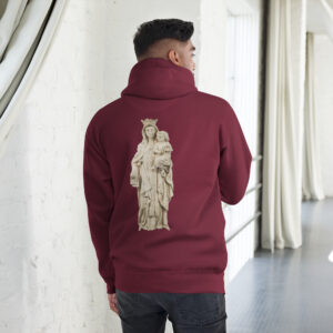 our lady of mount carmel men's hoodie