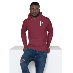 st michael archangel with prayer men's hoodie