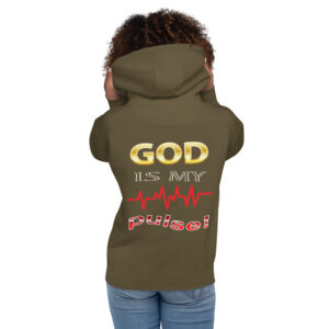 god is my pulse women's hoodie