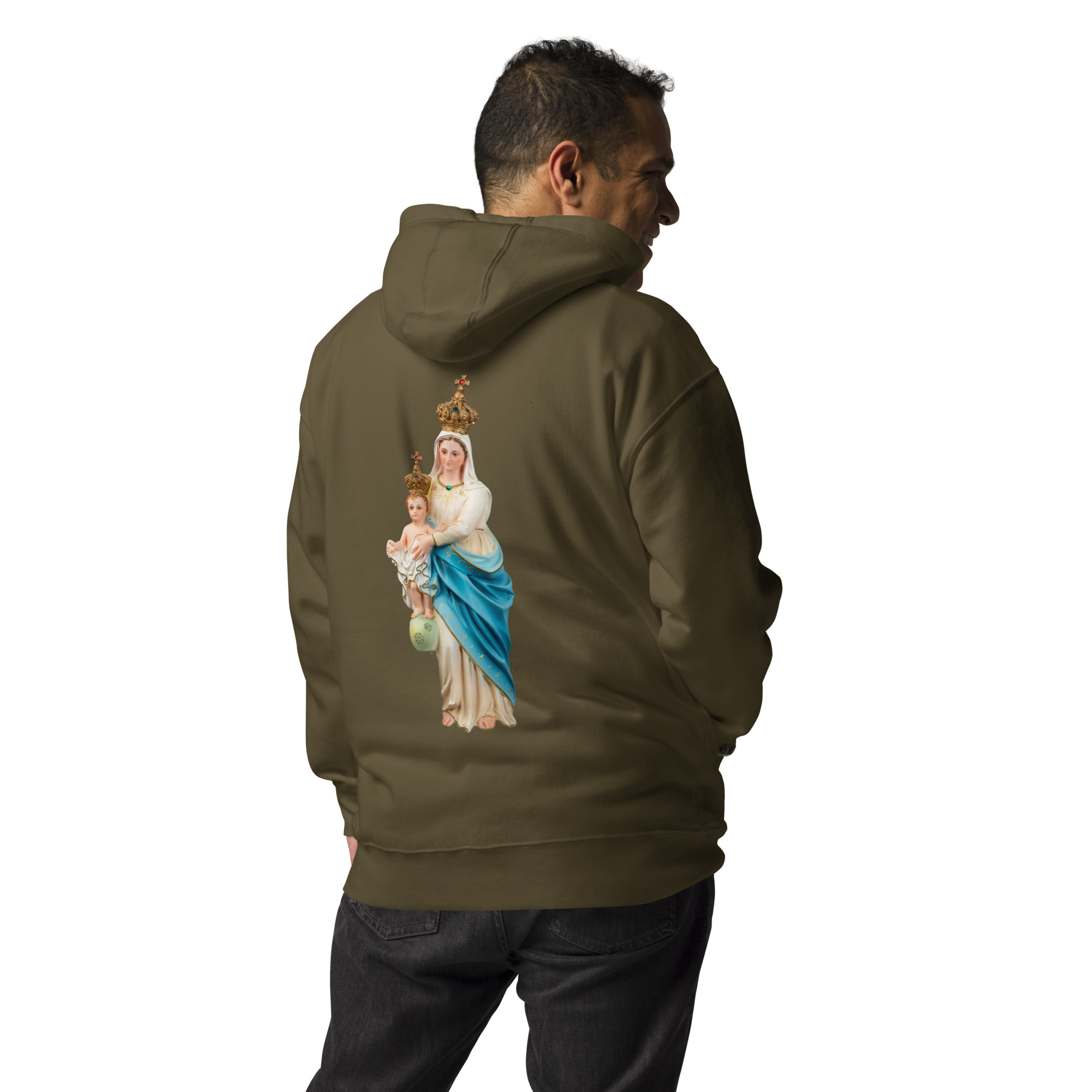 mary and jesus men's hoodie mary and jesus men's hoodie
