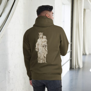 our lady of mount carmel men's hoodie