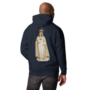 our lady of fatima men's hoodie