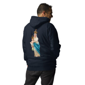 mary and jesus men's hoodie