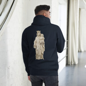 our lady of mount carmel men's hoodie