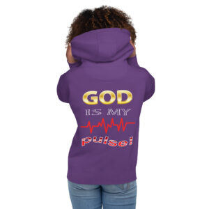 god is my pulse women's hoodie