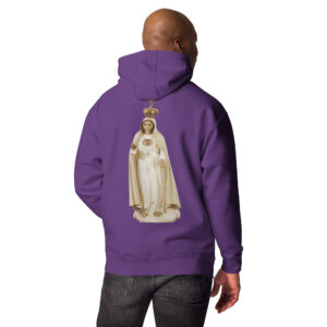 our lady of fatima men's hoodie