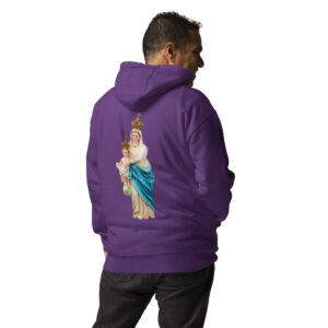mary and jesus men's hoodie