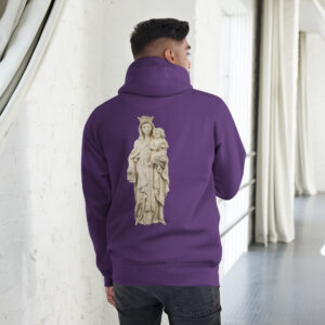 our lady of mount carmel men's hoodie