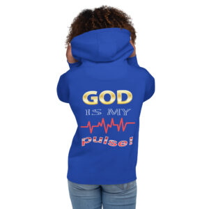 god is my pulse women's hoodie