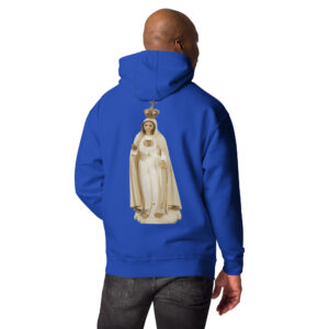 our lady of fatima men's hoodie