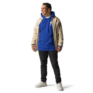 mary and jesus men's hoodie