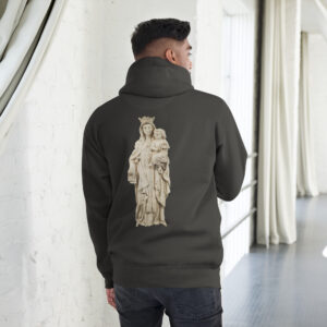 our lady of mount carmel men's hoodie