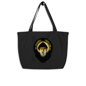 st charbel large organic tote bag