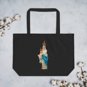 images of mary large organic tote bag product