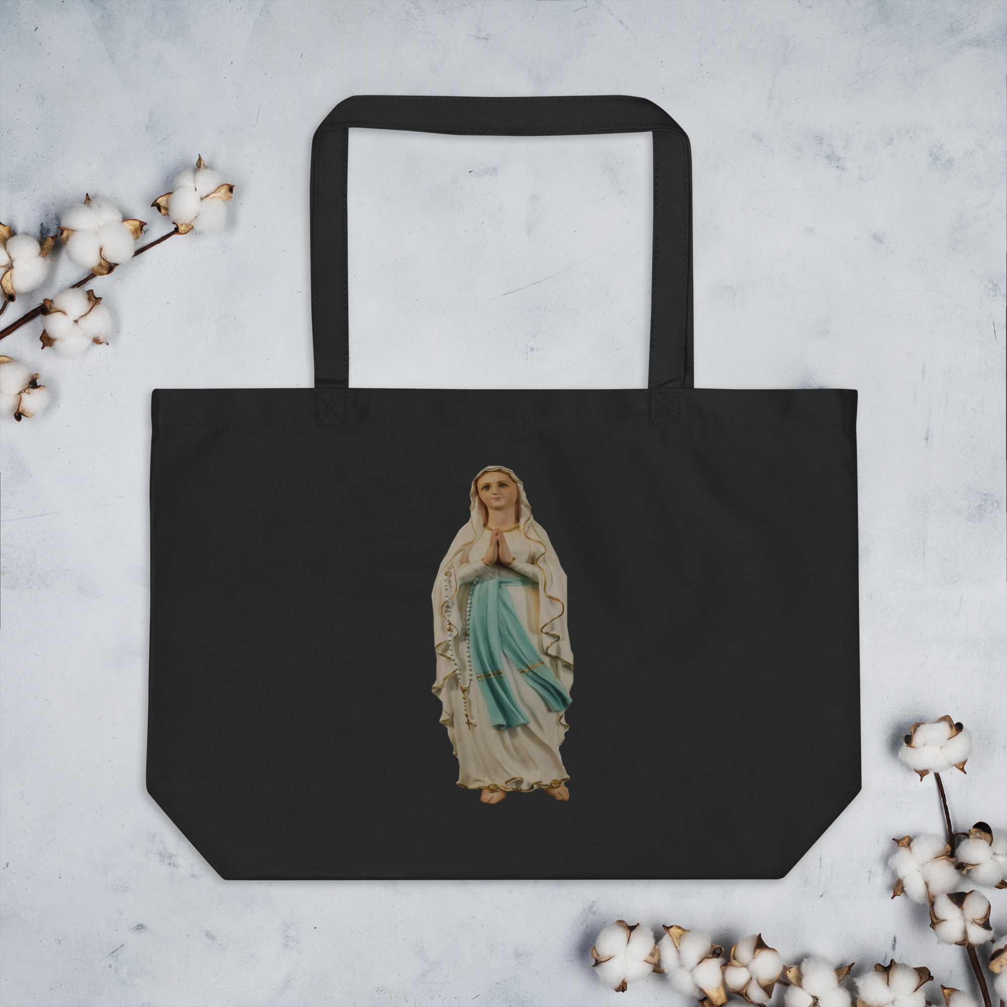 apparitions of mary large organic tote bag apparitions of mary large organic tote bag