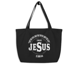 jesus the way john 14:6 large organic tote bag