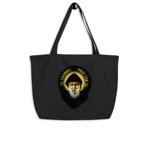 st charbel large organic tote bag