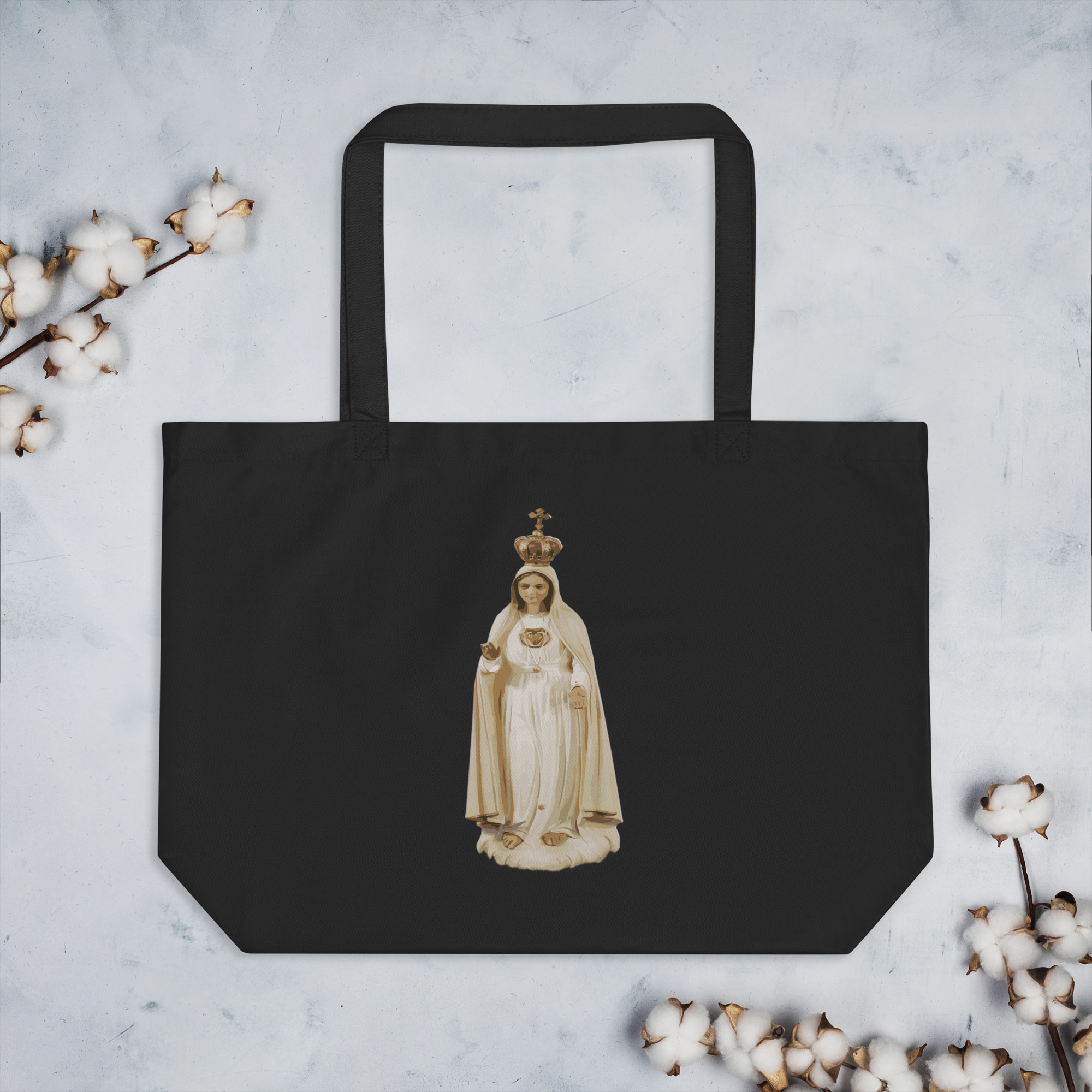 apparitions of mary large organic tote bag apparitions of mary large organic tote bag