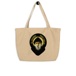 st charbel large organic tote bag