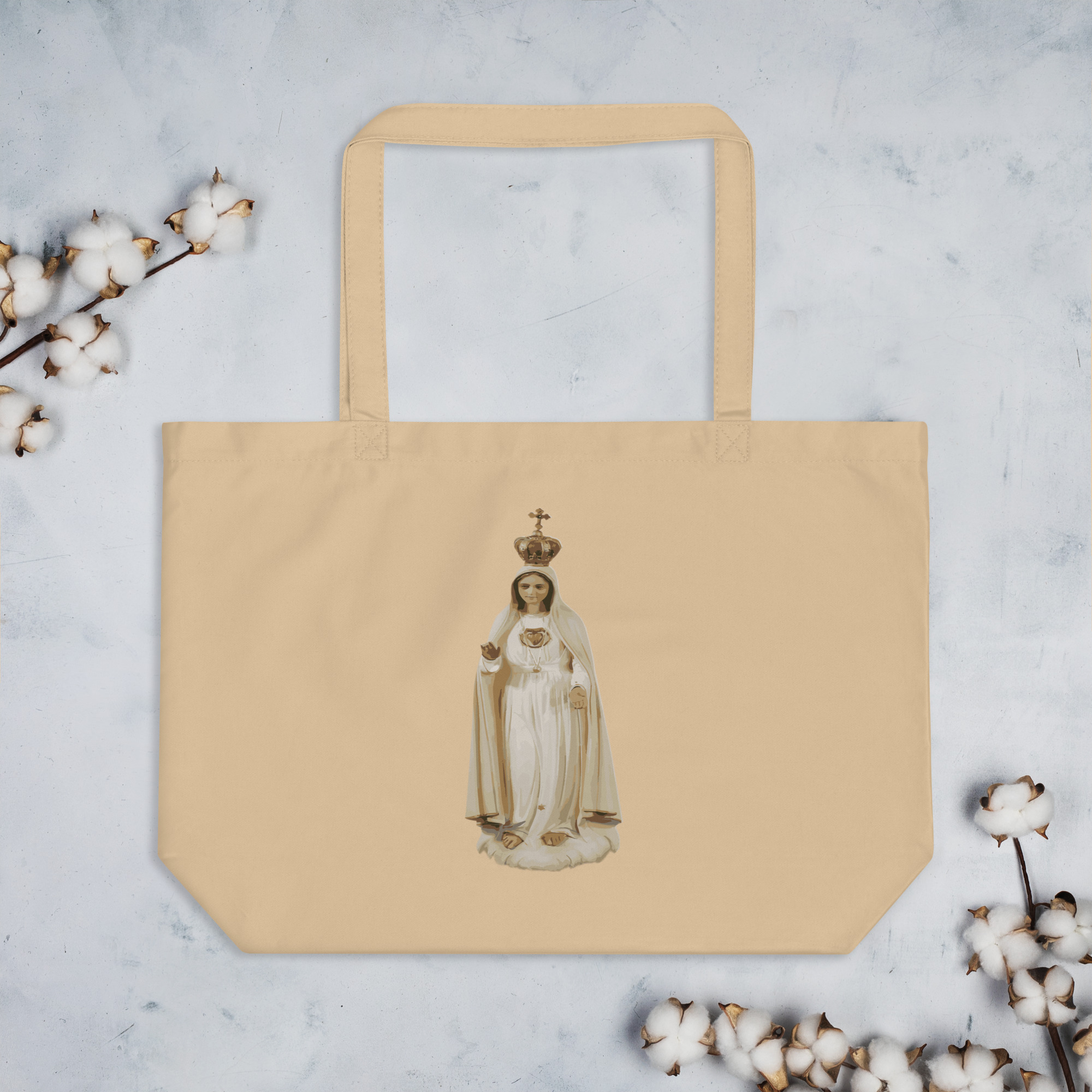 apparitions of mary large organic tote bag apparitions of mary large organic tote bag