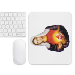 immaculate heart of mary mouse pad