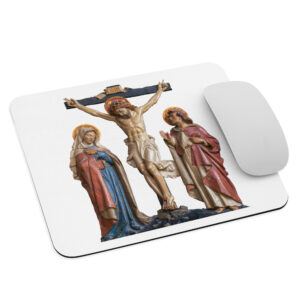 crucifixion scene mouse pad