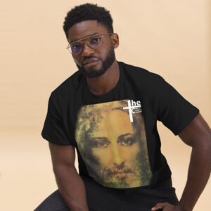 face of jesus men's t shirt