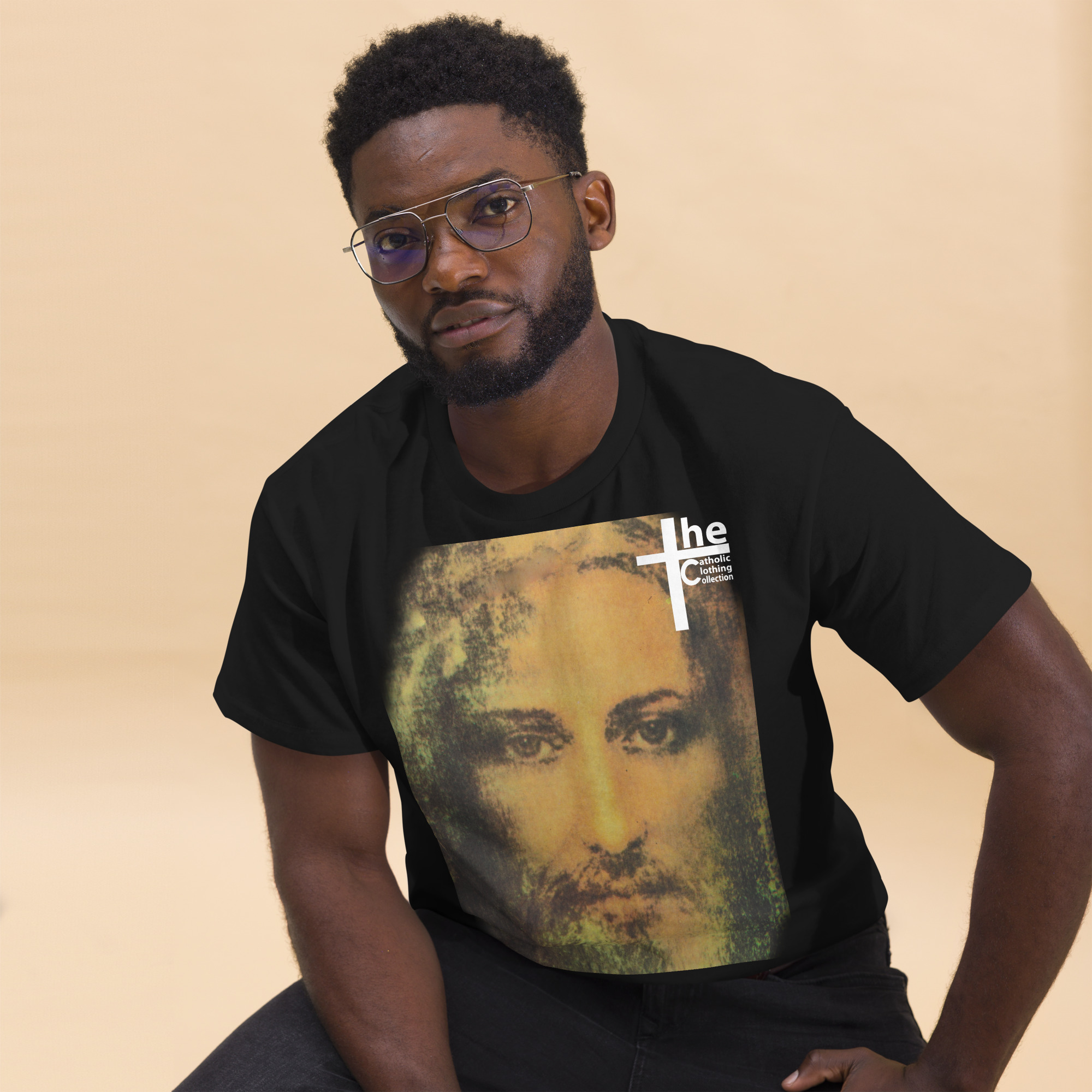 face of jesus men's t shirt face of jesus men's t shirt