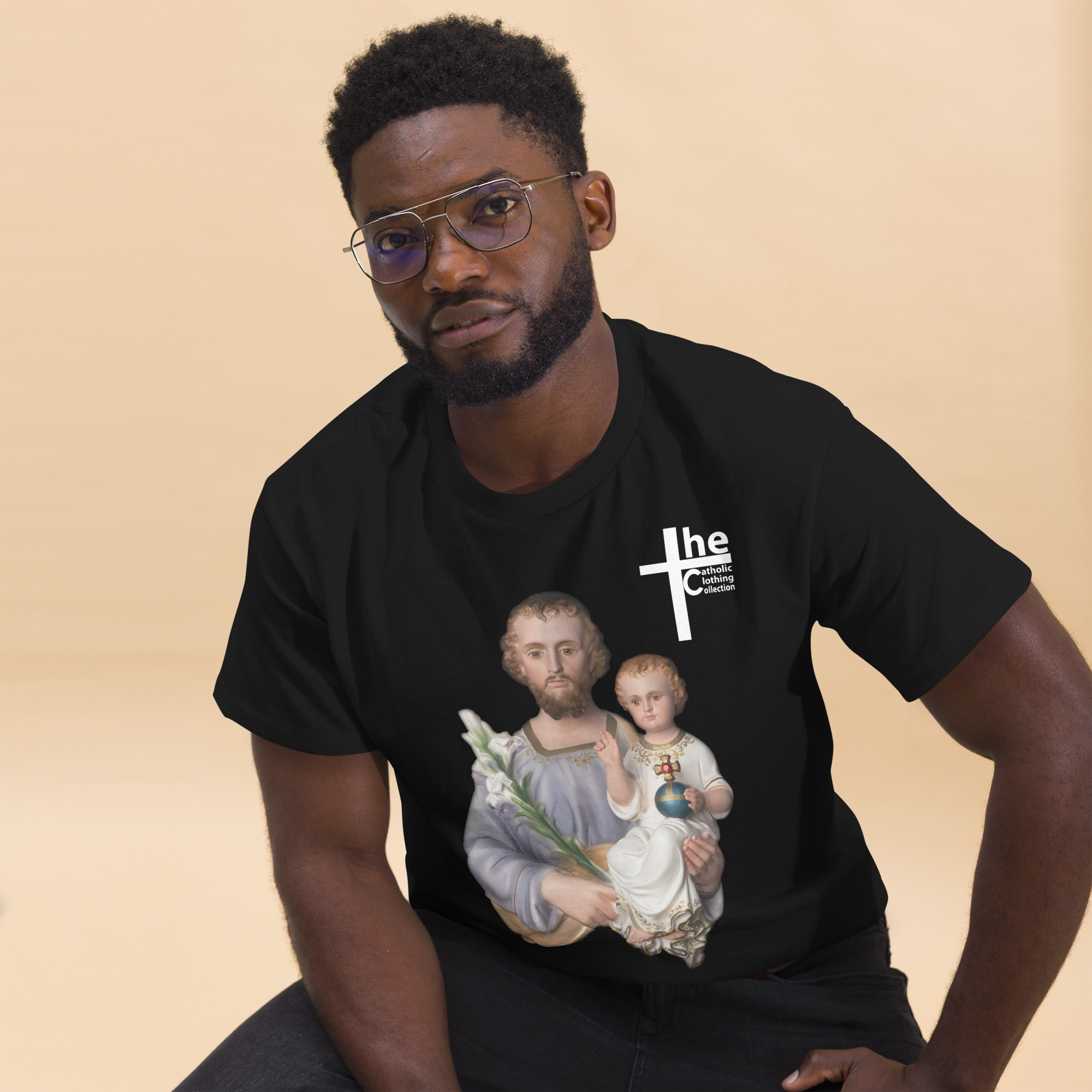 st joseph and jesus men's t shirt st joseph and jesus men's t shirt