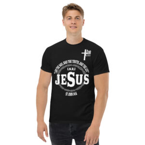 jesus the way, truth and light men's t shirt