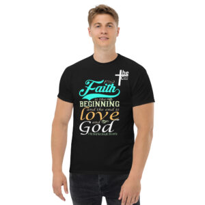 faith and love men's t shirt