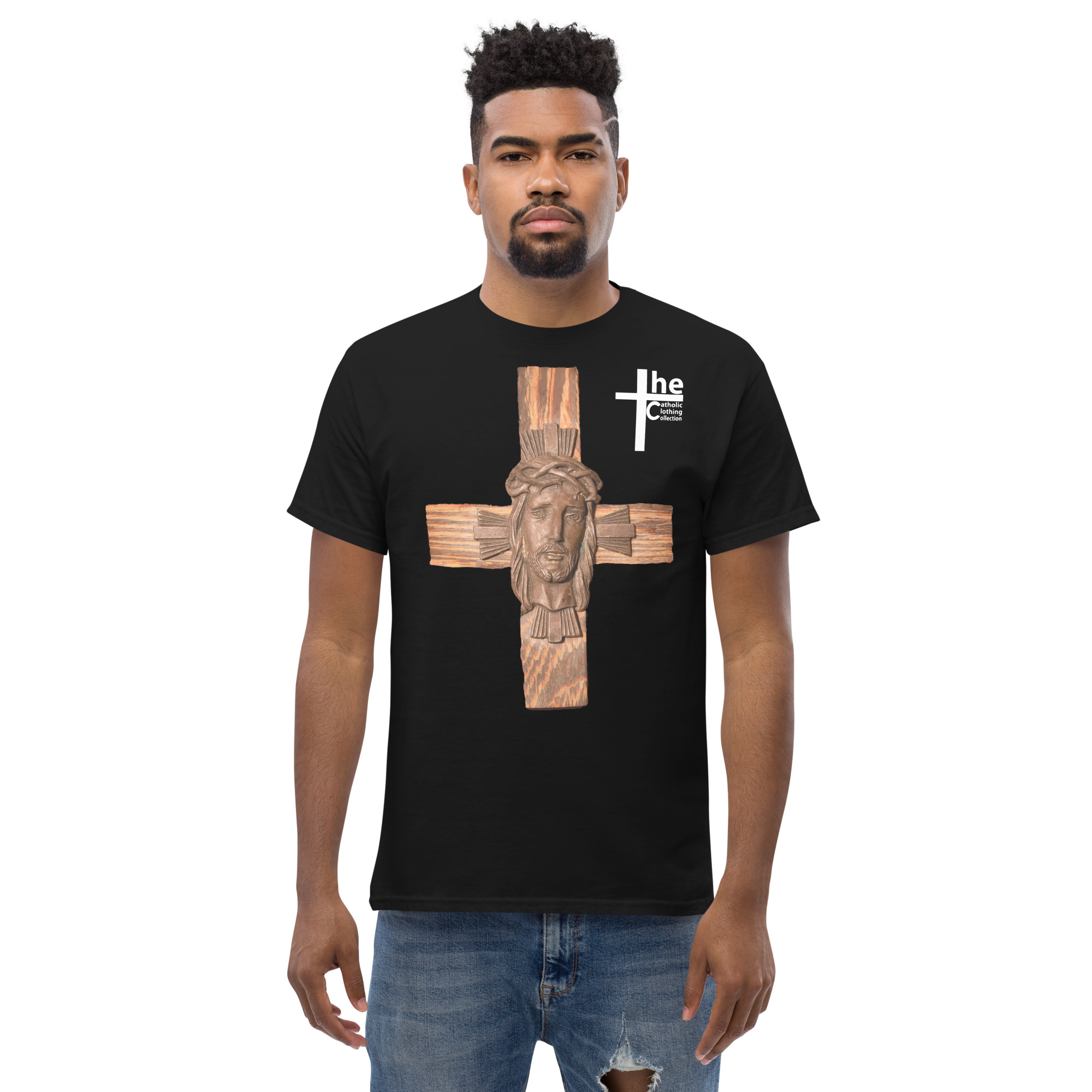 face of jesus on cross men's t shirt face of jesus on cross men's t shirt