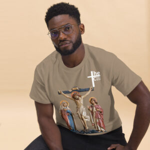 crucifixion scene men's t shirt