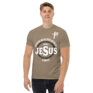 jesus the way, truth and light men's t shirt