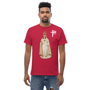 our lady of fatima men's t shirt