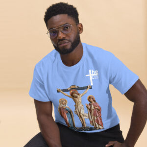 crucifixion scene men's t shirt