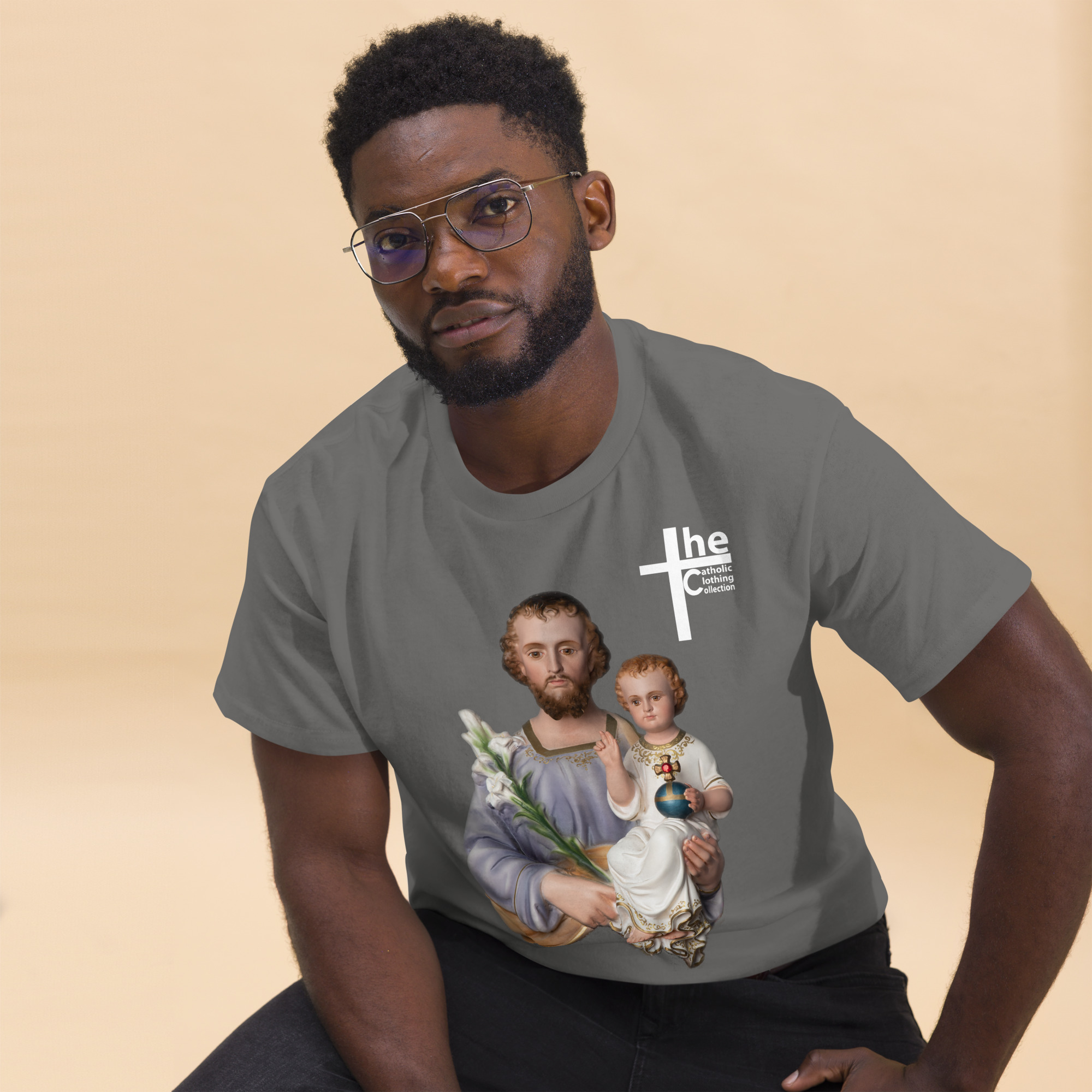 st joseph and jesus men's t shirt st joseph and jesus men's t shirt